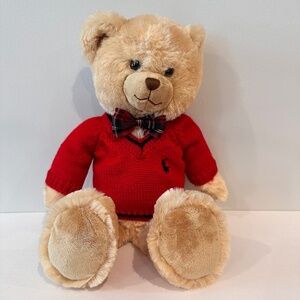 Ralph Lauren Plush Tan Teddy Bear